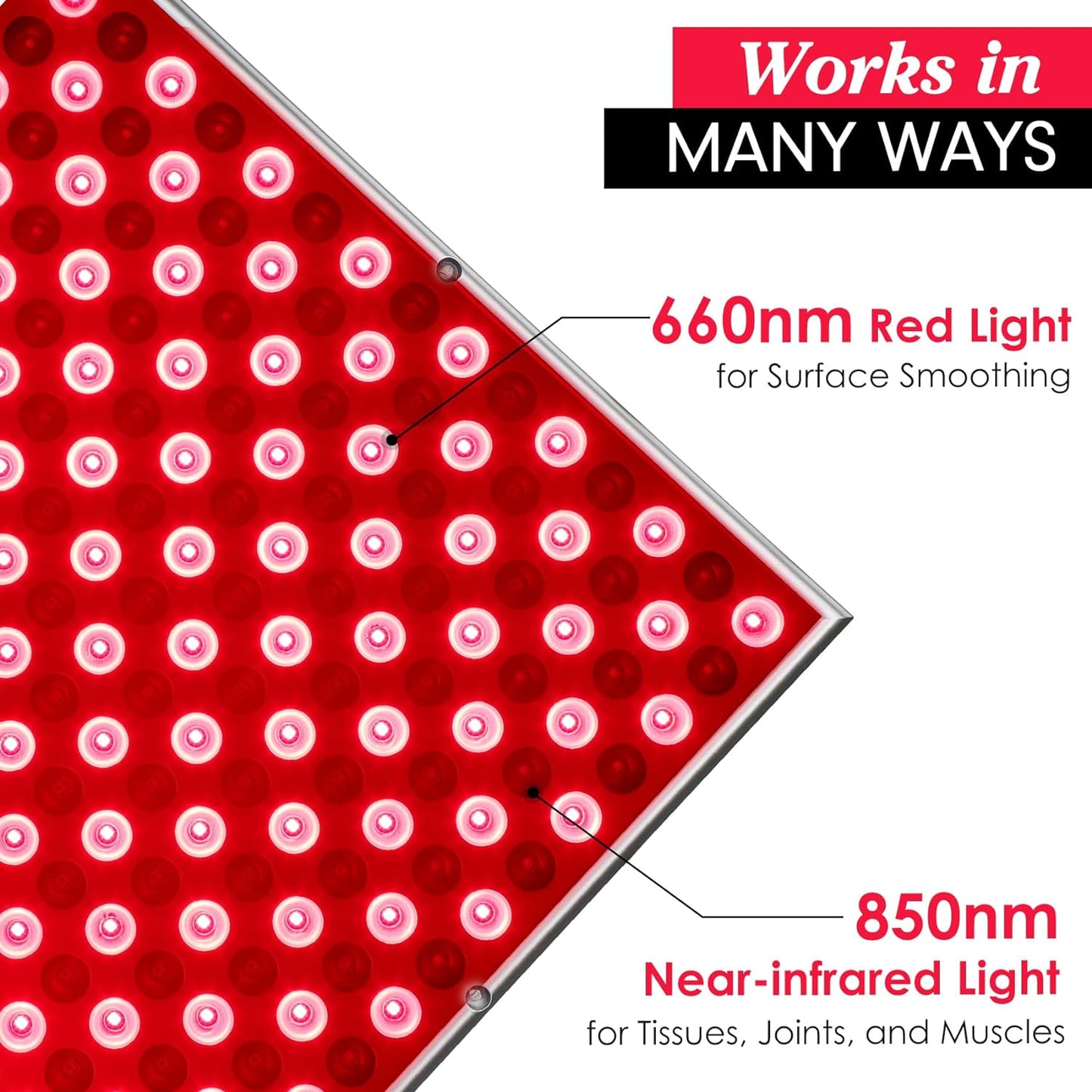 EarthGrounding™ Red Light therapy panel